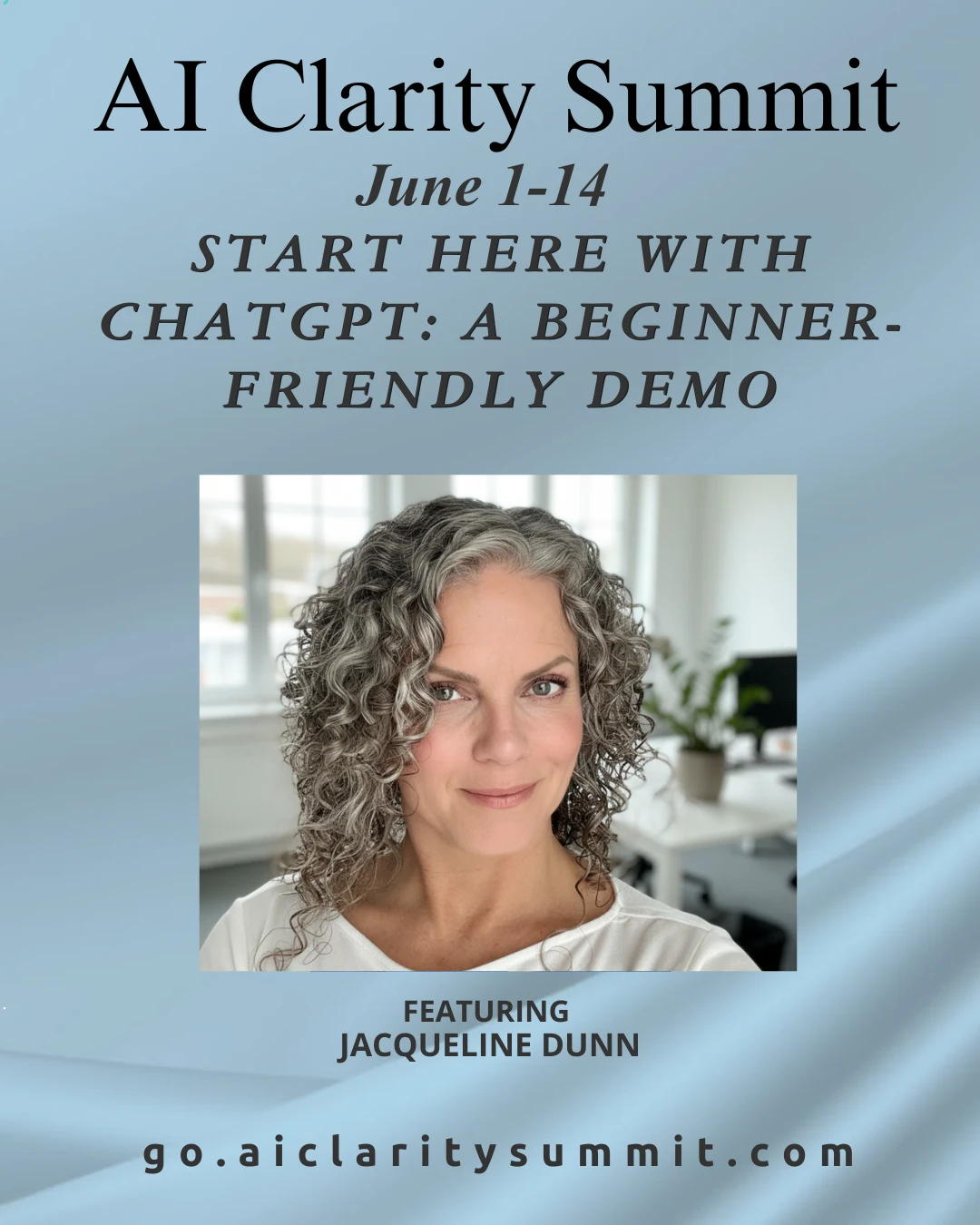 Jackie Dunn, featured speaker at the AI Clarity Summit, June 2026